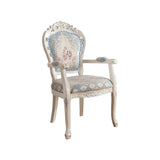Victorian Upholstered Dining Chair King Louis Back Matte Finish Dining Chair (Set of 2) Clearhalo ' kitchen&dining_furn' 'Dining Chairs' 'Dining Tables & Seating' 'dining_chair' 'furn' 'furn_dining_chair' 'Furniture' 'furniture_dining_chair' 'Kitchen & Dining Furniture' 'kitchen' 4118180