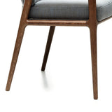 Traditional Style Indoor Arm Chair Solid Back Upholstered Dining Room Chair Clearhalo ' kitchen&dining_furn' 'Dining Chairs' 'Dining Tables & Seating' 'dining_chair' 'furn' 'furn_dining_chair' 'Furniture' 'furniture_dining_chair' 'Kitchen & Dining Furniture' 'kitchen' 4118194