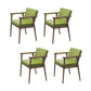 Traditional Style Indoor Arm Chair Solid Back Upholstered Dining Room Chair Fruit Green 4 Piece Set Clearhalo ' kitchen&dining_furn' 'Dining Chairs' 'Dining Tables & Seating' 'dining_chair' 'furn' 'furn_dining_chair' 'Furniture' 'furniture_dining_chair' 'Kitchen & Dining Furniture' 'kitchen' 4118209