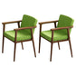 Traditional Style Indoor Arm Chair Solid Back Upholstered Dining Room Chair Green 2 Piece Set Clearhalo ' kitchen&dining_furn' 'Dining Chairs' 'Dining Tables & Seating' 'dining_chair' 'furn' 'furn_dining_chair' 'Furniture' 'furniture_dining_chair' 'Kitchen & Dining Furniture' 'kitchen' 4118217