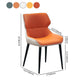 Contemporary Faux Leather Dining Chairs Upholstered Side Arm Chairs for Home Use Clearhalo ' kitchen&dining_furn' 'Dining Chairs' 'Dining Tables & Seating' 'dining_chair' 'furn' 'furn_dining_chair' 'Furniture' 'furniture_dining_chair' 'Kitchen & Dining Furniture' 'kitchen' 4118277