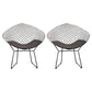 Scandinavian Armless Dining Chairs Upholstered Dining Side Chairs with Metal Legs Black 2 Piece Set Black Clearhalo ' kitchen&dining_furn' 'Dining Chairs' 'Dining Tables & Seating' 'dining_chair' 'furn' 'furn_dining_chair' 'Furniture' 'furniture_dining_chair' 'Kitchen & Dining Furniture' 'kitchen' 4118281