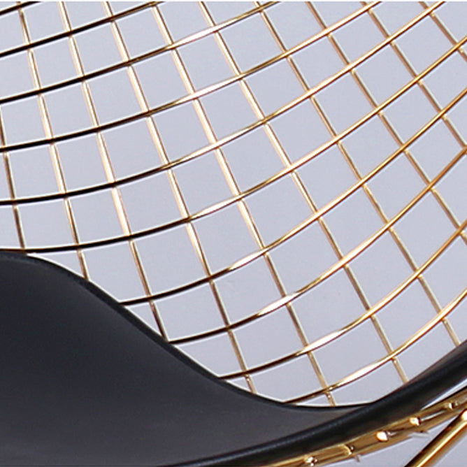 Scandinavian Armless Dining Chairs Upholstered Dining Side Chairs with Metal Legs Clearhalo ' kitchen&dining_furn' 'Dining Chairs' 'Dining Tables & Seating' 'dining_chair' 'furn' 'furn_dining_chair' 'Furniture' 'furniture_dining_chair' 'Kitchen & Dining Furniture' 'kitchen' 4118293