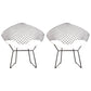 Scandinavian Armless Dining Chairs Upholstered Dining Side Chairs with Metal Legs White 2 Piece Set Black Clearhalo ' kitchen&dining_furn' 'Dining Chairs' 'Dining Tables & Seating' 'dining_chair' 'furn' 'furn_dining_chair' 'Furniture' 'furniture_dining_chair' 'Kitchen & Dining Furniture' 'kitchen' 4118299