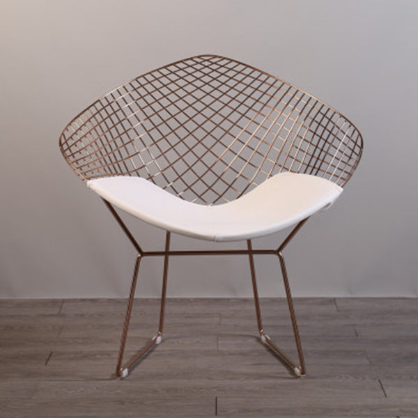 Scandinavian Armless Dining Chairs Upholstered Dining Side Chairs with Metal Legs Clearhalo ' kitchen&dining_furn' 'Dining Chairs' 'Dining Tables & Seating' 'dining_chair' 'furn' 'furn_dining_chair' 'Furniture' 'furniture_dining_chair' 'Kitchen & Dining Furniture' 'kitchen' 4118306