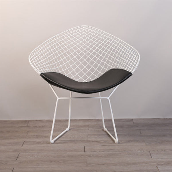 Scandinavian Armless Dining Chairs Upholstered Dining Side Chairs with Metal Legs Black 1 Piece White Clearhalo ' kitchen&dining_furn' 'Dining Chairs' 'Dining Tables & Seating' 'dining_chair' 'furn' 'furn_dining_chair' 'Furniture' 'furniture_dining_chair' 'Kitchen & Dining Furniture' 'kitchen' 4118323