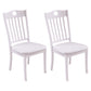 Home Armless Dining Chairs Slat Back Side Chair with Wood Legs (Set of 2) White Clearhalo ' kitchen&dining_furn' 'Dining Chairs' 'Dining Tables & Seating' 'dining_chair' 'furn' 'furn_dining_chair' 'Furniture' 'furniture_dining_chair' 'Kitchen & Dining Furniture' 'kitchen' 4118350