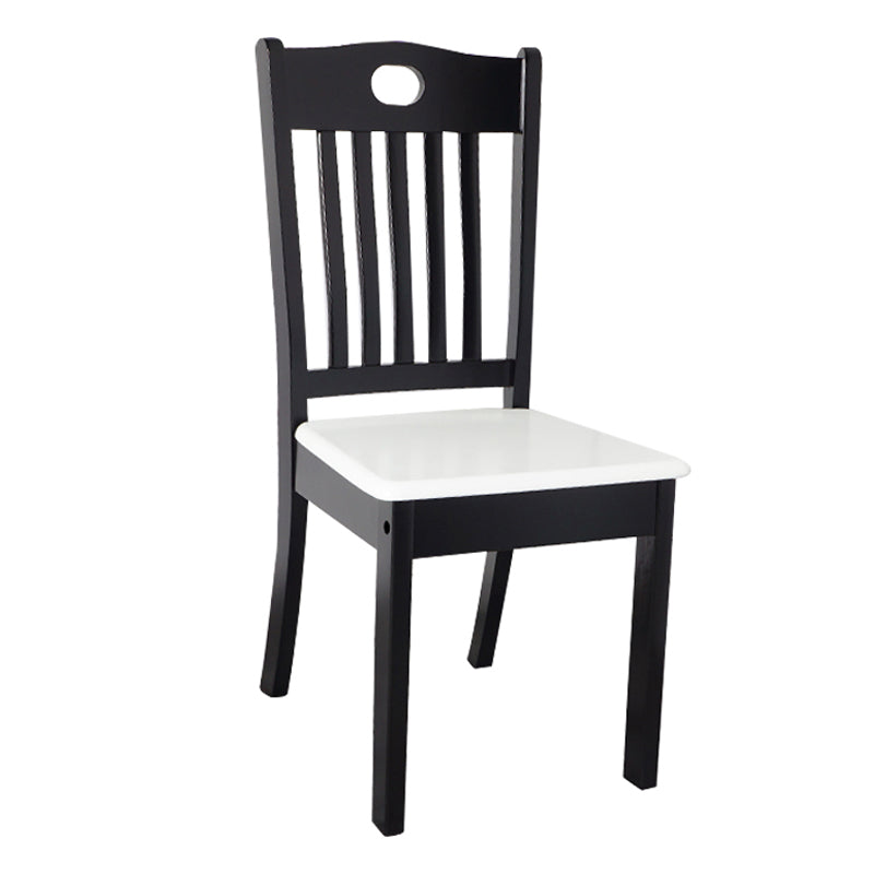 Home Armless Dining Chairs Slat Back Side Chair with Wood Legs (Set of 2) Clearhalo ' kitchen&dining_furn' 'Dining Chairs' 'Dining Tables & Seating' 'dining_chair' 'furn' 'furn_dining_chair' 'Furniture' 'furniture_dining_chair' 'Kitchen & Dining Furniture' 'kitchen' 4118351
