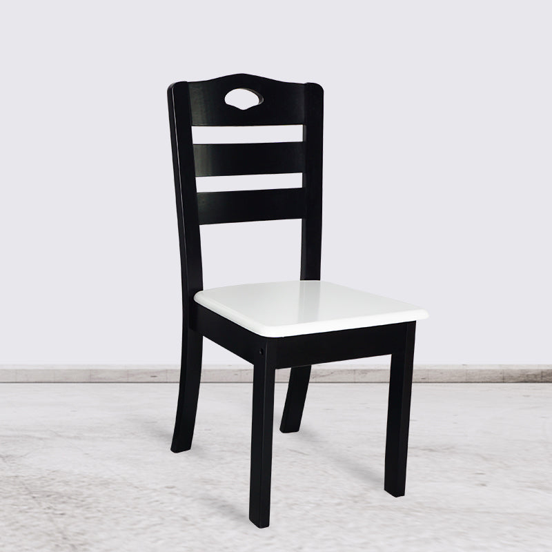 Home Armless Dining Chairs Slat Back Side Chair with Wood Legs (Set of 2) Clearhalo ' kitchen&dining_furn' 'Dining Chairs' 'Dining Tables & Seating' 'dining_chair' 'furn' 'furn_dining_chair' 'Furniture' 'furniture_dining_chair' 'Kitchen & Dining Furniture' 'kitchen' 4118360