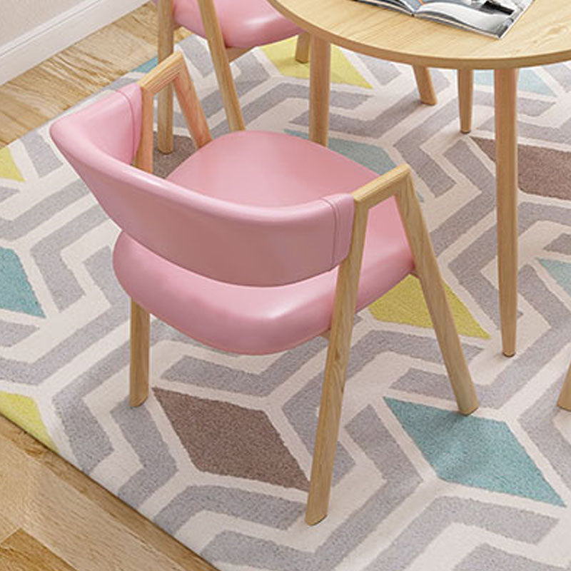 Modern Dining Arm Chairs Upholstered Dining Armchair with Metal Legs (Set of 4) Clearhalo ' kitchen&dining_furn' 'Dining Chairs' 'Dining Tables & Seating' 'dining_chair' 'furn' 'furn_dining_chair' 'Furniture' 'furniture_dining_chair' 'Kitchen & Dining Furniture' 'kitchen' 4118366