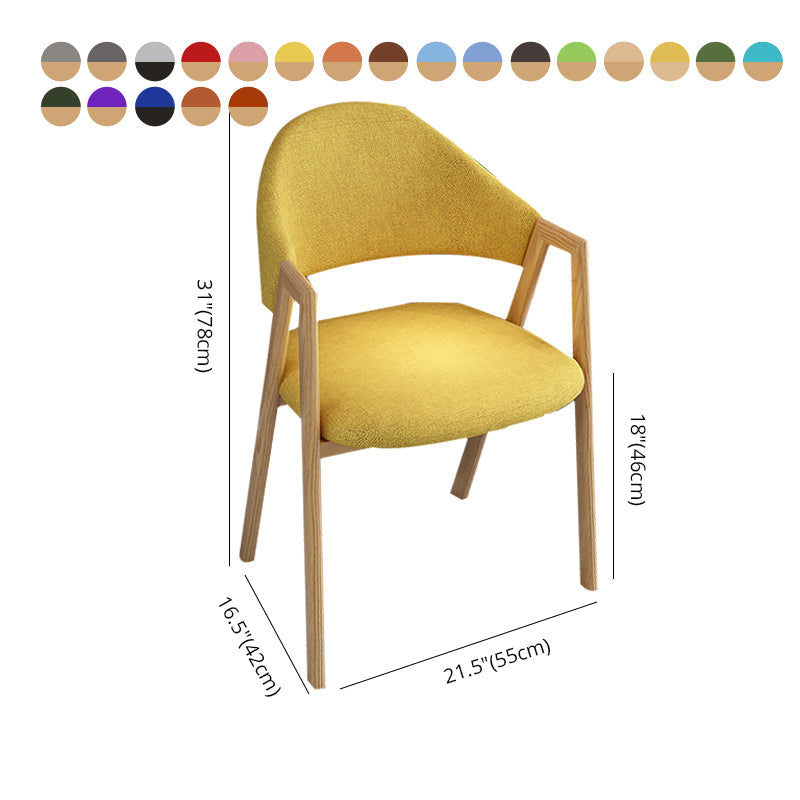 Modern Dining Arm Chairs Upholstered Dining Armchair with Metal Legs (Set of 4) Clearhalo ' kitchen&dining_furn' 'Dining Chairs' 'Dining Tables & Seating' 'dining_chair' 'furn' 'furn_dining_chair' 'Furniture' 'furniture_dining_chair' 'Kitchen & Dining Furniture' 'kitchen' 4118391