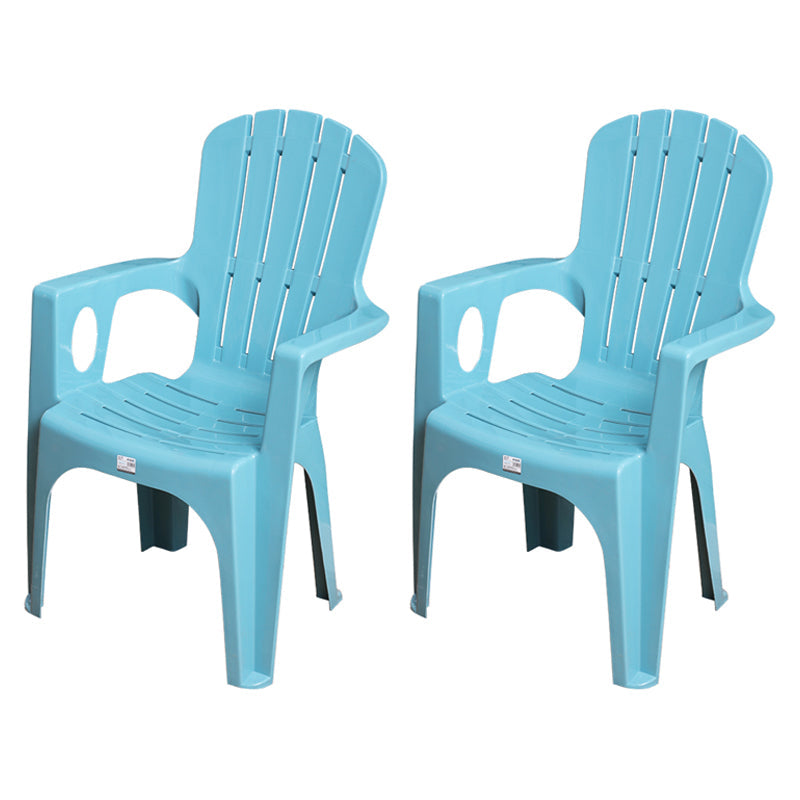 Minimalist Style Dining Arm Chairs Plastic Slat Back Stacking Side Chair for Home Use Blue 2 Piece Set Clearhalo ' kitchen&dining_furn' 'Dining Chairs' 'Dining Tables & Seating' 'dining_chair' 'furn' 'furn_dining_chair' 'Furniture' 'furniture_dining_chair' 'Kitchen & Dining Furniture' 'kitchen' 4118440