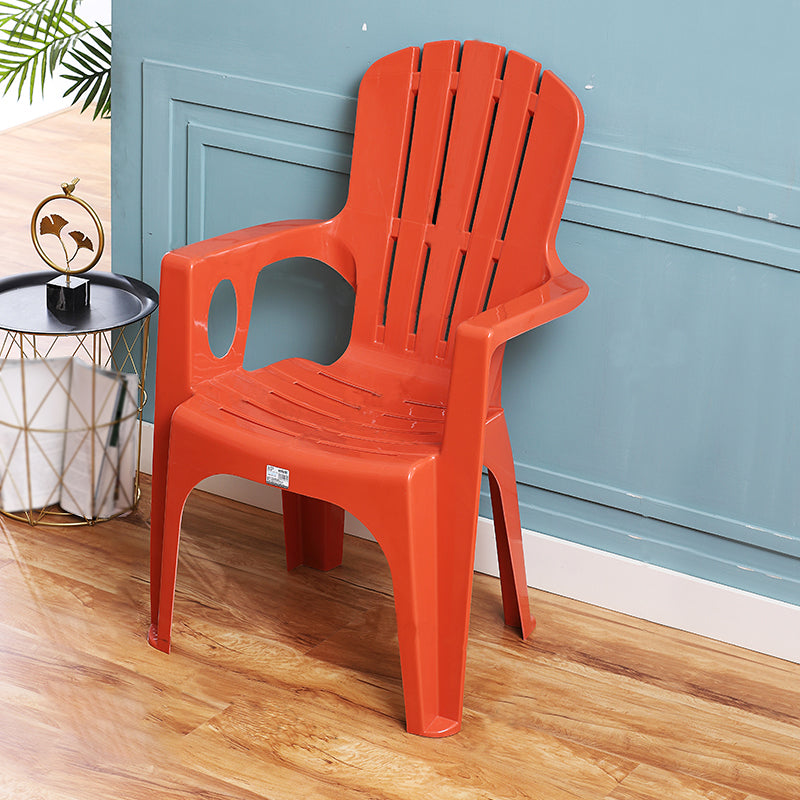 Minimalist Style Dining Arm Chairs Plastic Slat Back Stacking Side Chair for Home Use Clearhalo ' kitchen&dining_furn' 'Dining Chairs' 'Dining Tables & Seating' 'dining_chair' 'furn' 'furn_dining_chair' 'Furniture' 'furniture_dining_chair' 'Kitchen & Dining Furniture' 'kitchen' 4118441