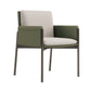 Designer Style Leather Home Chair Solid Back Single Dining Side Arm Chair Green Clearhalo ' kitchen&dining_furn' 'Dining Chairs' 'Dining Tables & Seating' 'dining_chair' 'furn' 'furn_dining_chair' 'Furniture' 'furniture_dining_chair' 'Kitchen & Dining Furniture' 'kitchen' 4118450