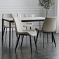 Nordic Style Metal Dining Side Chair Armless Dining Side Chair for Kitchen Clearhalo ' kitchen&dining_furn' 'Dining Chairs' 'Dining Tables & Seating' 'dining_chair' 'furn' 'furn_dining_chair' 'Furniture' 'furniture_dining_chair' 'Kitchen & Dining Furniture' 'kitchen' 4118471