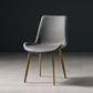 Nordic Style Metal Dining Side Chair Armless Dining Side Chair for Kitchen Dark Gray 1 Piece Brass Gold Clearhalo ' kitchen&dining_furn' 'Dining Chairs' 'Dining Tables & Seating' 'dining_chair' 'furn' 'furn_dining_chair' 'Furniture' 'furniture_dining_chair' 'Kitchen & Dining Furniture' 'kitchen' 4118509