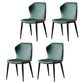 Industrial Home Side Chair Wingback Upholstered Metal Dining Room Chair Green 4 Piece Set Clearhalo ' kitchen&dining_furn' 'Dining Chairs' 'Dining Tables & Seating' 'dining_chair' 'furn' 'furn_dining_chair' 'Furniture' 'furniture_dining_chair' 'Kitchen & Dining Furniture' 'kitchen' 4118633