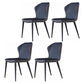 Industrial Home Side Chair Wingback Upholstered Metal Dining Room Chair Blue 4 Piece Set Clearhalo ' kitchen&dining_furn' 'Dining Chairs' 'Dining Tables & Seating' 'dining_chair' 'furn' 'furn_dining_chair' 'Furniture' 'furniture_dining_chair' 'Kitchen & Dining Furniture' 'kitchen' 4118645