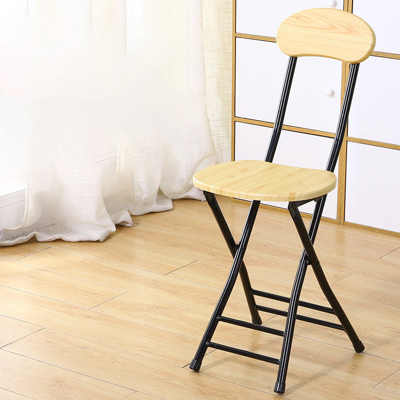 Industrial Upholstered Open Back Chair Matte Finish Folding Dining Chair Wood 1 Piece Clearhalo ' kitchen&dining_furn' 'Dining Chairs' 'Dining Tables & Seating' 'dining_chair' 'furn' 'furn_dining_chair' 'Furniture' 'furniture_dining_chair' 'Kitchen & Dining Furniture' 'kitchen' 4118665