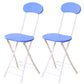 Industrial Upholstered Open Back Chair Matte Finish Folding Dining Chair Blue 2 Piece Set Clearhalo ' kitchen&dining_furn' 'Dining Chairs' 'Dining Tables & Seating' 'dining_chair' 'furn' 'furn_dining_chair' 'Furniture' 'furniture_dining_chair' 'Kitchen & Dining Furniture' 'kitchen' 4118684
