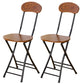 Industrial Upholstered Open Back Chair Matte Finish Folding Dining Chair Light Brown 2 Piece Set Clearhalo ' kitchen&dining_furn' 'Dining Chairs' 'Dining Tables & Seating' 'dining_chair' 'furn' 'furn_dining_chair' 'Furniture' 'furniture_dining_chair' 'Kitchen & Dining Furniture' 'kitchen' 4118690