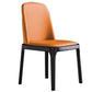 Glam Style Wooden Dining Chair Dining Armless Single Chair for Kitchen Orange Black Clearhalo ' kitchen&dining_furn' 'Dining Chairs' 'Dining Tables & Seating' 'dining_chair' 'furn' 'furn_dining_chair' 'Furniture' 'furniture_dining_chair' 'Kitchen & Dining Furniture' 'kitchen' 4118721