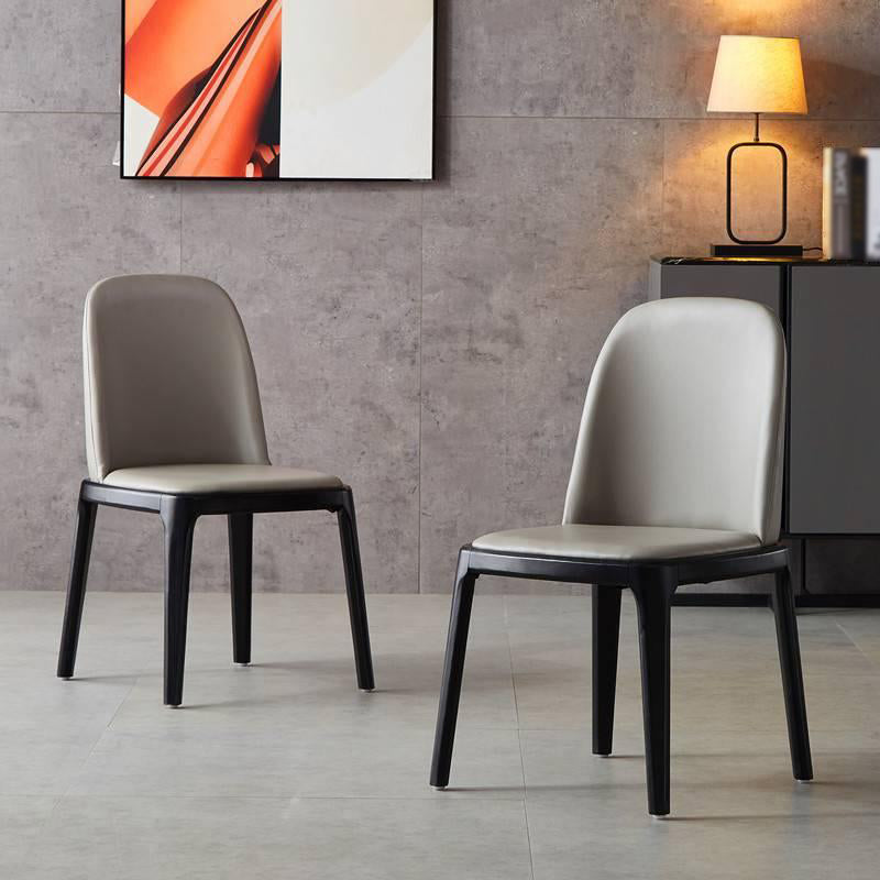 Glam Style Wooden Dining Chair Dining Armless Single Chair for Kitchen Clearhalo ' kitchen&dining_furn' 'Dining Chairs' 'Dining Tables & Seating' 'dining_chair' 'furn' 'furn_dining_chair' 'Furniture' 'furniture_dining_chair' 'Kitchen & Dining Furniture' 'kitchen' 4118724