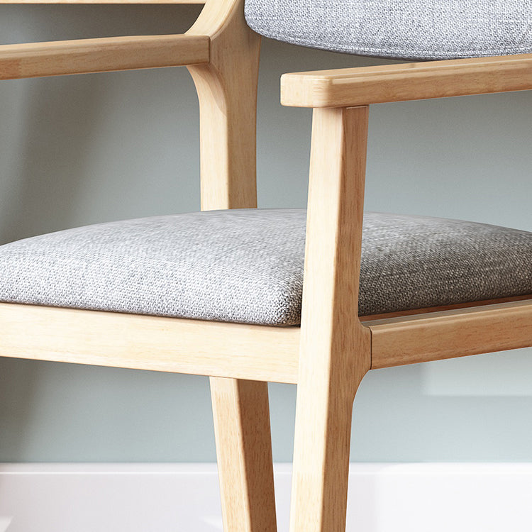 Contemporary Style Wooden Dining Chair Open Back Dining Arm Chairs for Kitchen Clearhalo ' kitchen&dining_furn' 'Dining Chairs' 'Dining Tables & Seating' 'dining_chair' 'furn' 'furn_dining_chair' 'Furniture' 'furniture_dining_chair' 'Kitchen & Dining Furniture' 'kitchen' 4118783