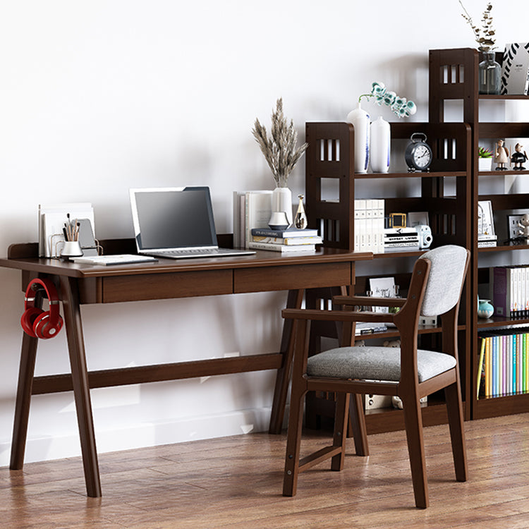 Contemporary Style Wooden Dining Chair Open Back Dining Arm Chairs for Kitchen Clearhalo ' kitchen&dining_furn' 'Dining Chairs' 'Dining Tables & Seating' 'dining_chair' 'furn' 'furn_dining_chair' 'Furniture' 'furniture_dining_chair' 'Kitchen & Dining Furniture' 'kitchen' 4118786