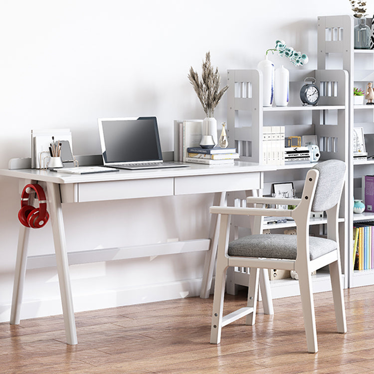 Contemporary Style Wooden Dining Chair Open Back Dining Arm Chairs for Kitchen Clearhalo ' kitchen&dining_furn' 'Dining Chairs' 'Dining Tables & Seating' 'dining_chair' 'furn' 'furn_dining_chair' 'Furniture' 'furniture_dining_chair' 'Kitchen & Dining Furniture' 'kitchen' 4118788