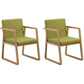 Contemporary Style Dining Side Chair Wooden Dining Arm Chairs for Kitchen Fruit Green 2 Piece Set Clearhalo ' kitchen&dining_furn' 'Dining Chairs' 'Dining Tables & Seating' 'dining_chair' 'furn' 'furn_dining_chair' 'Furniture' 'furniture_dining_chair' 'Kitchen & Dining Furniture' 'kitchen' 4118822