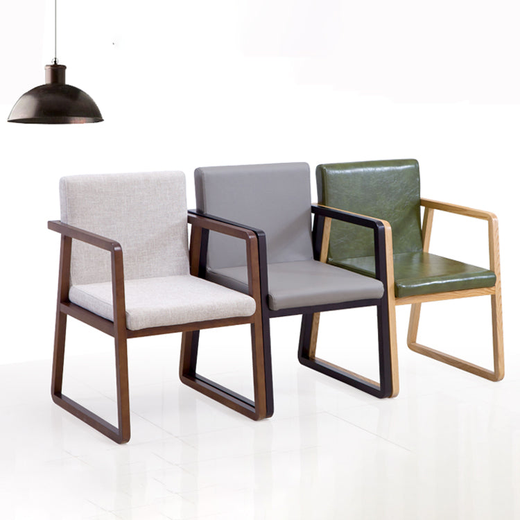 Contemporary Style Dining Side Chair Wooden Dining Arm Chairs for Kitchen Clearhalo ' kitchen&dining_furn' 'Dining Chairs' 'Dining Tables & Seating' 'dining_chair' 'furn' 'furn_dining_chair' 'Furniture' 'furniture_dining_chair' 'Kitchen & Dining Furniture' 'kitchen' 4118825