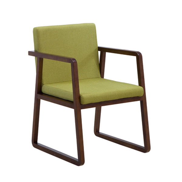 Contemporary Style Dining Side Chair Wooden Dining Arm Chairs for Kitchen Green 1 Piece Clearhalo ' kitchen&dining_furn' 'Dining Chairs' 'Dining Tables & Seating' 'dining_chair' 'furn' 'furn_dining_chair' 'Furniture' 'furniture_dining_chair' 'Kitchen & Dining Furniture' 'kitchen' 4118826