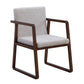 Contemporary Style Dining Side Chair Wooden Dining Arm Chairs for Kitchen Gray-White 1 Piece Clearhalo ' kitchen&dining_furn' 'Dining Chairs' 'Dining Tables & Seating' 'dining_chair' 'furn' 'furn_dining_chair' 'Furniture' 'furniture_dining_chair' 'Kitchen & Dining Furniture' 'kitchen' 4118839