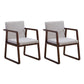Contemporary Style Dining Side Chair Wooden Dining Arm Chairs for Kitchen Gray-White 2 Piece Set Clearhalo ' kitchen&dining_furn' 'Dining Chairs' 'Dining Tables & Seating' 'dining_chair' 'furn' 'furn_dining_chair' 'Furniture' 'furniture_dining_chair' 'Kitchen & Dining Furniture' 'kitchen' 4118840
