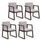 Contemporary Style Dining Side Chair Wooden Dining Arm Chairs for Kitchen Gray-White 4 Piece Set Clearhalo ' kitchen&dining_furn' 'Dining Chairs' 'Dining Tables & Seating' 'dining_chair' 'furn' 'furn_dining_chair' 'Furniture' 'furniture_dining_chair' 'Kitchen & Dining Furniture' 'kitchen' 4118841