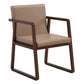 Contemporary Style Dining Side Chair Wooden Dining Arm Chairs for Kitchen Khaki 1 Piece Clearhalo ' kitchen&dining_furn' 'Dining Chairs' 'Dining Tables & Seating' 'dining_chair' 'furn' 'furn_dining_chair' 'Furniture' 'furniture_dining_chair' 'Kitchen & Dining Furniture' 'kitchen' 4118842