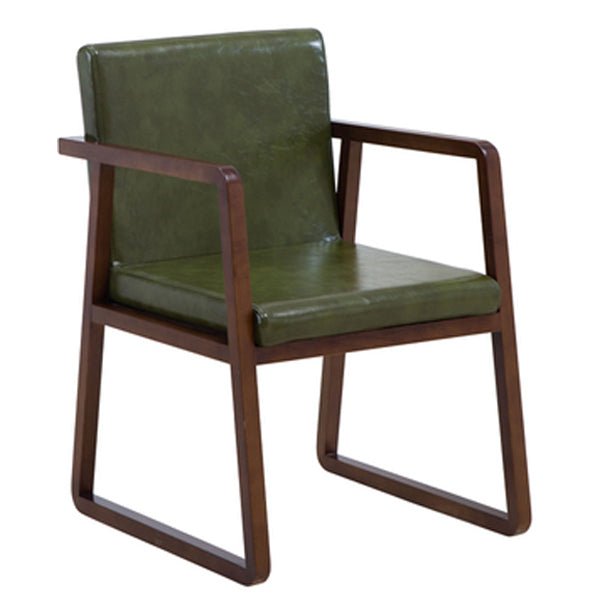 Contemporary Style Dining Side Chair Wooden Dining Arm Chairs for Kitchen Blackish Green 1 Piece Clearhalo ' kitchen&dining_furn' 'Dining Chairs' 'Dining Tables & Seating' 'dining_chair' 'furn' 'furn_dining_chair' 'Furniture' 'furniture_dining_chair' 'Kitchen & Dining Furniture' 'kitchen' 4118845