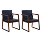 Contemporary Style Dining Side Chair Wooden Dining Arm Chairs for Kitchen Black 2 Piece Set Clearhalo ' kitchen&dining_furn' 'Dining Chairs' 'Dining Tables & Seating' 'dining_chair' 'furn' 'furn_dining_chair' 'Furniture' 'furniture_dining_chair' 'Kitchen & Dining Furniture' 'kitchen' 4118849