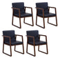 Contemporary Style Dining Side Chair Wooden Dining Arm Chairs for Kitchen Black 4 Piece Set Clearhalo ' kitchen&dining_furn' 'Dining Chairs' 'Dining Tables & Seating' 'dining_chair' 'furn' 'furn_dining_chair' 'Furniture' 'furniture_dining_chair' 'Kitchen & Dining Furniture' 'kitchen' 4118850