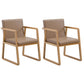 Contemporary Style Dining Side Chair Wooden Dining Arm Chairs for Kitchen Dark Khaki 2 Piece Set Clearhalo ' kitchen&dining_furn' 'Dining Chairs' 'Dining Tables & Seating' 'dining_chair' 'furn' 'furn_dining_chair' 'Furniture' 'furniture_dining_chair' 'Kitchen & Dining Furniture' 'kitchen' 4118852