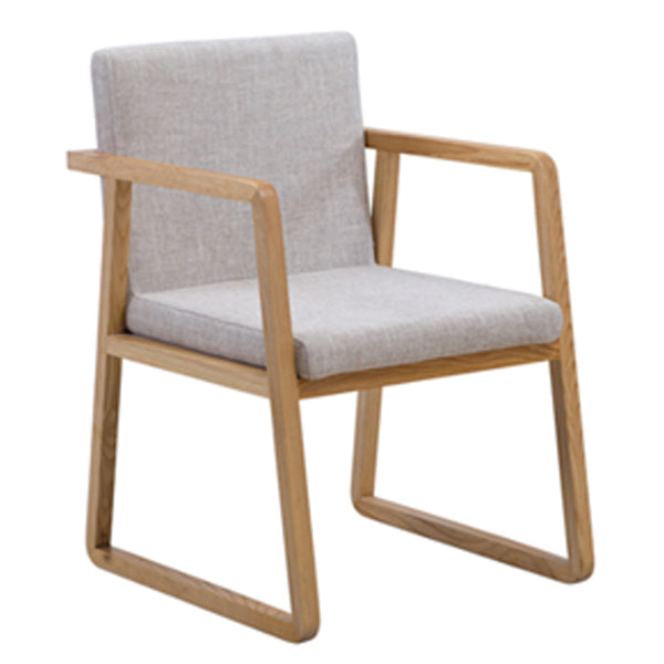 Contemporary Style Dining Side Chair Wooden Dining Arm Chairs for Kitchen Gray Coffee 1 Piece Clearhalo ' kitchen&dining_furn' 'Dining Chairs' 'Dining Tables & Seating' 'dining_chair' 'furn' 'furn_dining_chair' 'Furniture' 'furniture_dining_chair' 'Kitchen & Dining Furniture' 'kitchen' 4118860