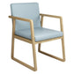 Contemporary Style Dining Side Chair Wooden Dining Arm Chairs for Kitchen Light Blue 1 Piece Clearhalo ' kitchen&dining_furn' 'Dining Chairs' 'Dining Tables & Seating' 'dining_chair' 'furn' 'furn_dining_chair' 'Furniture' 'furniture_dining_chair' 'Kitchen & Dining Furniture' 'kitchen' 4118866