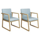 Contemporary Style Dining Side Chair Wooden Dining Arm Chairs for Kitchen Light Blue 2 Piece Set Clearhalo ' kitchen&dining_furn' 'Dining Chairs' 'Dining Tables & Seating' 'dining_chair' 'furn' 'furn_dining_chair' 'Furniture' 'furniture_dining_chair' 'Kitchen & Dining Furniture' 'kitchen' 4118867