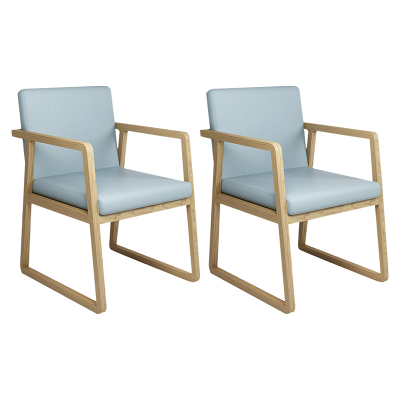 Contemporary Style Dining Side Chair Wooden Dining Arm Chairs for Kitchen Light Blue 2 Piece Set Clearhalo ' kitchen&dining_furn' 'Dining Chairs' 'Dining Tables & Seating' 'dining_chair' 'furn' 'furn_dining_chair' 'Furniture' 'furniture_dining_chair' 'Kitchen & Dining Furniture' 'kitchen' 4118867