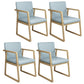 Contemporary Style Dining Side Chair Wooden Dining Arm Chairs for Kitchen Light Blue 4 Piece Set Clearhalo ' kitchen&dining_furn' 'Dining Chairs' 'Dining Tables & Seating' 'dining_chair' 'furn' 'furn_dining_chair' 'Furniture' 'furniture_dining_chair' 'Kitchen & Dining Furniture' 'kitchen' 4118868