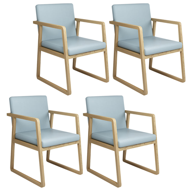 Contemporary Style Dining Side Chair Wooden Dining Arm Chairs for Kitchen Light Blue 4 Piece Set Clearhalo ' kitchen&dining_furn' 'Dining Chairs' 'Dining Tables & Seating' 'dining_chair' 'furn' 'furn_dining_chair' 'Furniture' 'furniture_dining_chair' 'Kitchen & Dining Furniture' 'kitchen' 4118868