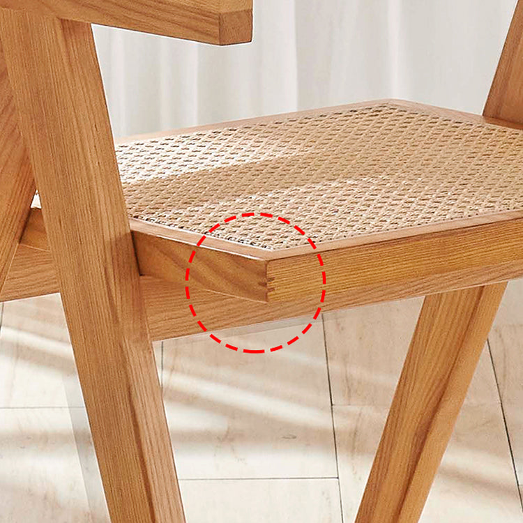 Modern Solid Ash Wood Chair Open Back Arm Single Dining Room Chair Clearhalo ' kitchen&dining_furn' 'Dining Chairs' 'Dining Tables & Seating' 'dining_chair' 'furn' 'furn_dining_chair' 'Furniture' 'furniture_dining_chair' 'Kitchen & Dining Furniture' 'kitchen' 4118884