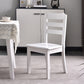 Home Armless Dining Chairs Ladder Back Side Chair with Wood Legs (Set of 2) Clearhalo ' kitchen&dining_furn' 'Dining Chairs' 'Dining Tables & Seating' 'dining_chair' 'furn' 'furn_dining_chair' 'Furniture' 'furniture_dining_chair' 'Kitchen & Dining Furniture' 'kitchen' 4118912