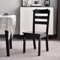 Home Armless Dining Chairs Ladder Back Side Chair with Wood Legs (Set of 2) Clearhalo ' kitchen&dining_furn' 'Dining Chairs' 'Dining Tables & Seating' 'dining_chair' 'furn' 'furn_dining_chair' 'Furniture' 'furniture_dining_chair' 'Kitchen & Dining Furniture' 'kitchen' 4118915